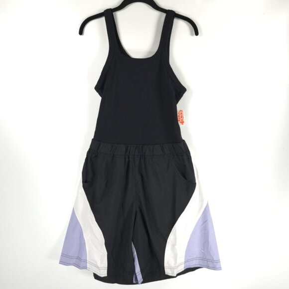 NWT FP Movement Free People Double Bounce Jumpsuit Black Combo SMALL & MEDIUM - Picture 4 of 12